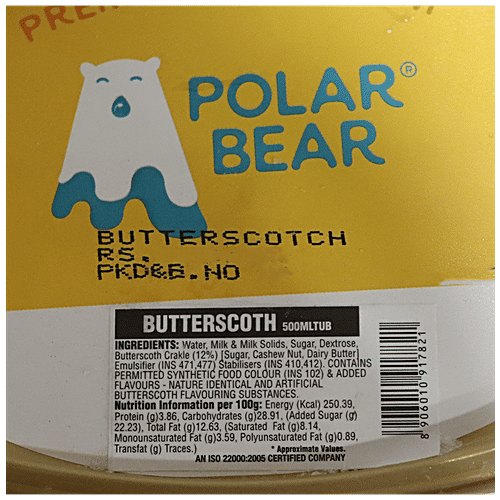 Buy Polar Bear Ice Cream Butterscotch Online at Best Price of Rs 269