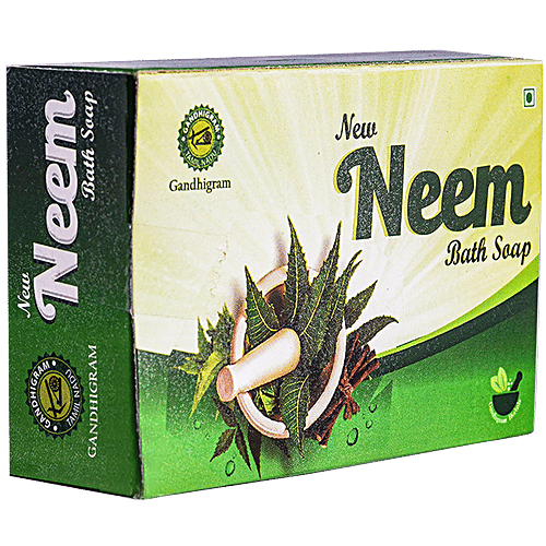 Buy Gandhigram Neem Soap For Acne & Pimples Online at Best Price of