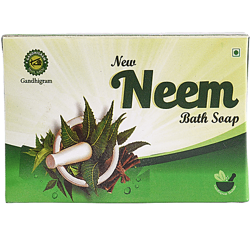 Buy Gandhigram Neem Soap For Acne & Pimples Online at Best Price of