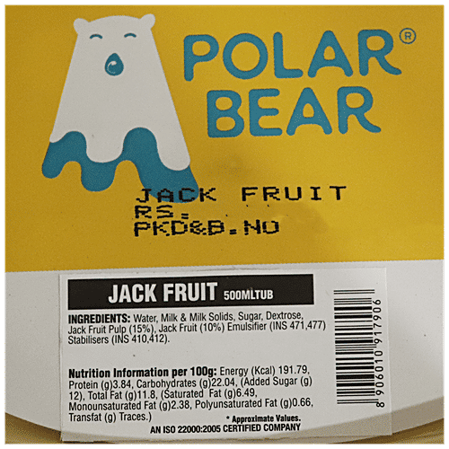 Buy Polar Bear Ice Cream Natural Jackfruit Online at Best Price of Rs