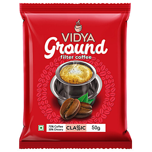 Buy Vidya Ground Ground Filter Coffee Classic, 70 Coffee & 30