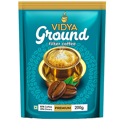 Buy Vidya Ground Ground Filter Coffee Premium, 80 Coffee & 20
