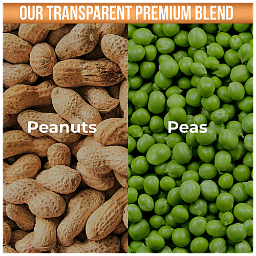 bGREEN bGREEN by HealthKart Vegan Protein Peanut Butter, 38 g Protein, Unsweetened, Crunchy, 750 g, 750 g