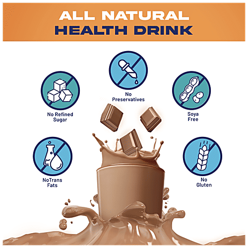 Gritzo SuperMilk - Protein & Nutrition Drink For Kids, 8-12 Years, Chocolate Flavour, 400 g