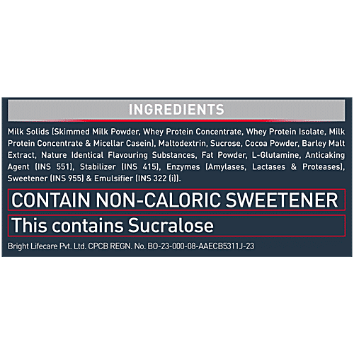 MuscleBlaze Mass Gainer XXL - 82.5g Protein, Chocolate Flavour, 1 kg  