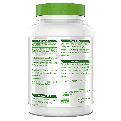 MuscleBlaze Tribulus Gokshura 1000mg Tablets, 60 pcs  Ayurveda for Performance