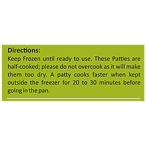 Mr. Munchies Premium Cheese Burst Burger Patty, 4 pcs Tray Pack 