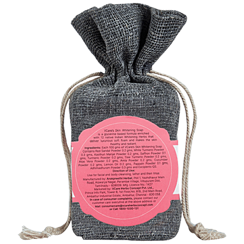 Vcare  Skin Whitening Soap - Enriched With 12 Herbs, 100 g  