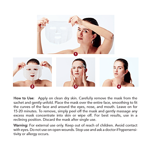Vcare  Facial Mask - With Grape Seed & Sandalwood, For Anti Ageing, Tones The Skin, 30 ml  