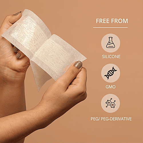 Carmesi Natural Wax Strips - For Sensitive Skin, Ready To Use, Provides Smooth Skin, 20 pcs