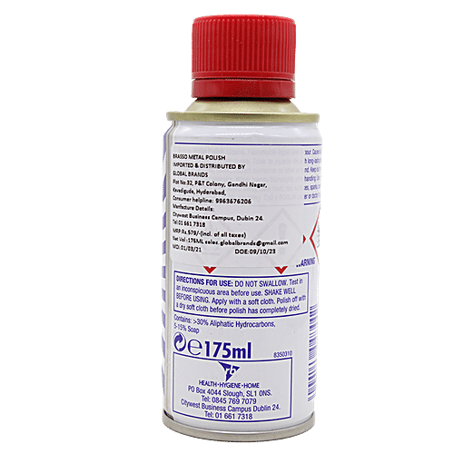 Buy Brasso Metal Polish For Long Lasting Shine, Cleans & Protects