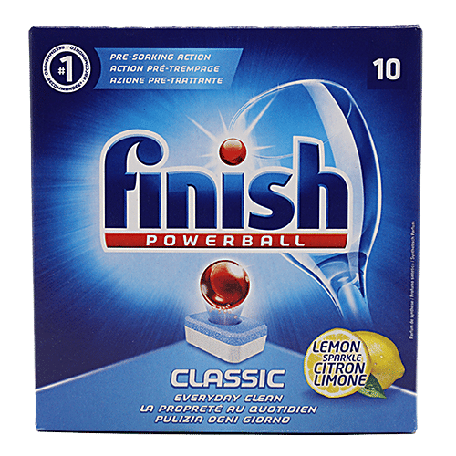 Buy Finish Classic Dishwasher Tablet Removes Tough Stains, Lemon