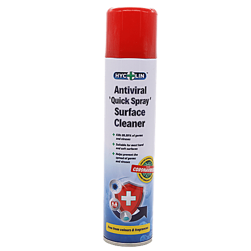 Hycolin Antiviral Quick Spray Surface Cleaner - Fragrance & Colour Free, 300 ml