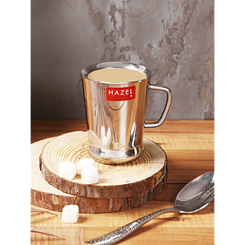 Hazel Stainless Steel Green Tea/Coffee Spice Cup - Big, 200 ml  