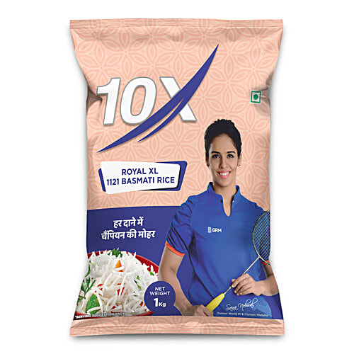 Buy 10X Basmati Rice Royal XL 1121 Glutenfree Low In Fat Online at