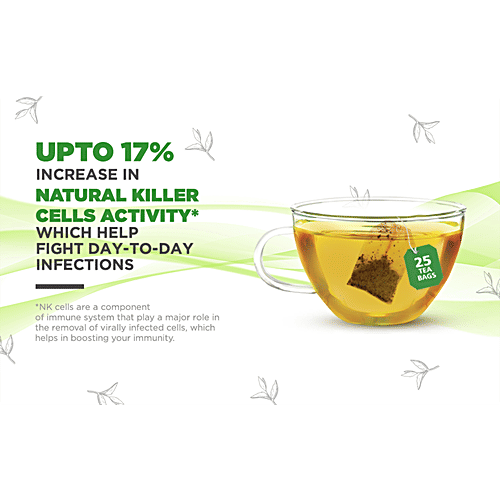 Buy Dabur Vedic Suraksha Green Tea Immunity Booster, With The