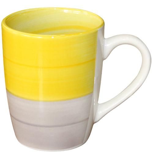 Iveo  Coffee/Tea/Milk Mug - Ceramic, Yellow, 1 pc  