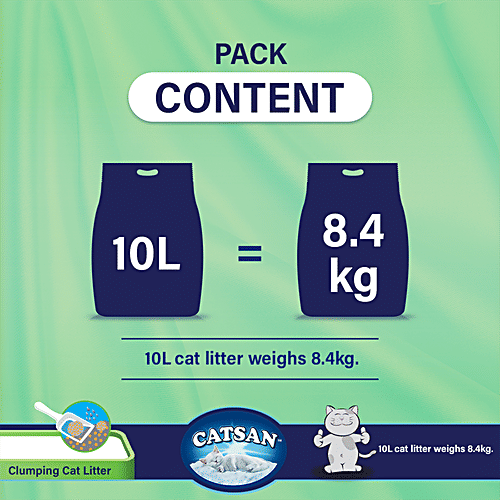 Buy Catsan Natural Clumping Cat Litter Easy To Remove, Absorbs Odour