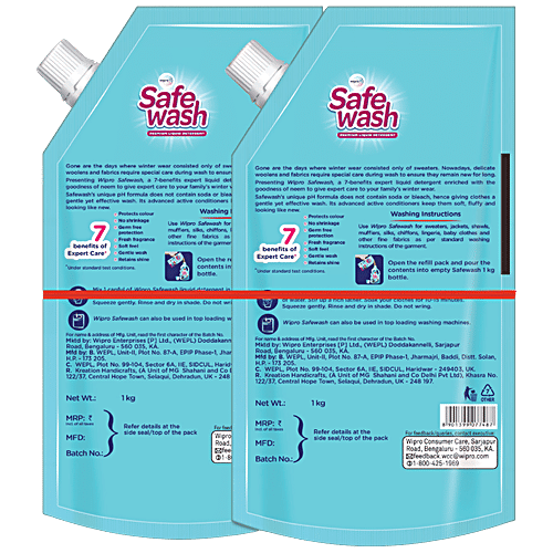 Buy Safewash Safewash Liquid Detergent For Woollens Online at Best Price of Rs 299 bigbasket