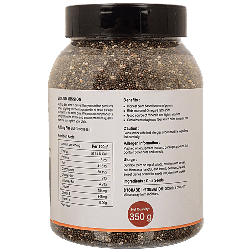 Buy NUTTING ELSE Chia Seeds Rich In Omega 3 & Protein Online at Best Price of Rs 220 bigbasket