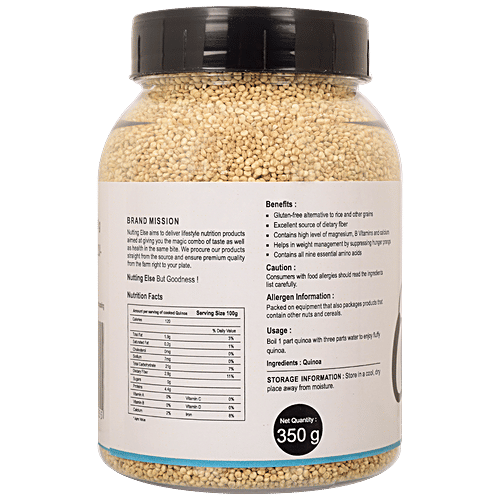 NUTTING ELSE Quinoa Seeds - Gluten & Preservatives Free, 350 g  