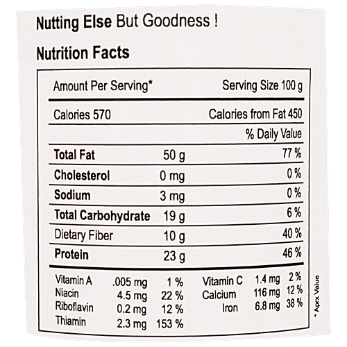 Buy NUTTING ELSE Raw Sunflower Seeds Rich In Fibre, Plant Based