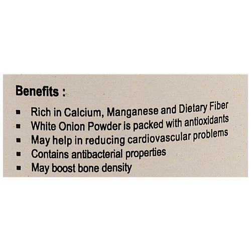 Flavour Drum White Onion Powder - Calcium, Manganese & Dietary Fibre., 200 g  