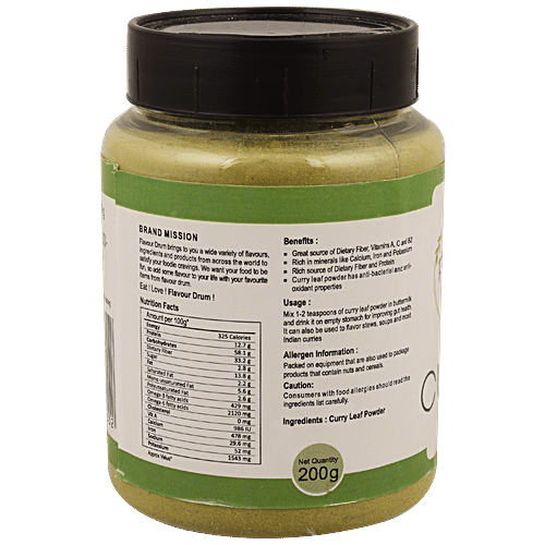 Buy Flavour Drum Curry Leaf Powder Has Antiinflammatory Properties