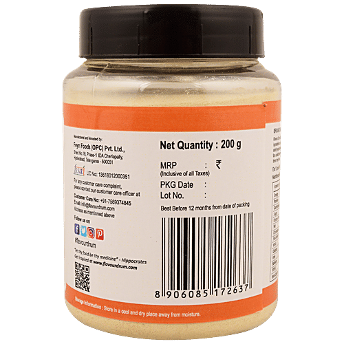 Flavour Drum Carrot Powder - Improve Eye & Skin Health, 200 g  