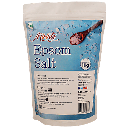 Mirintz Epsom Salt - Eases Pain & Aches, Good For The Skin, 1 kg  