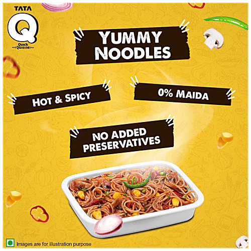 Buy TATA Q Ready To Eat Hot & Spicy Veg Noodles No Added