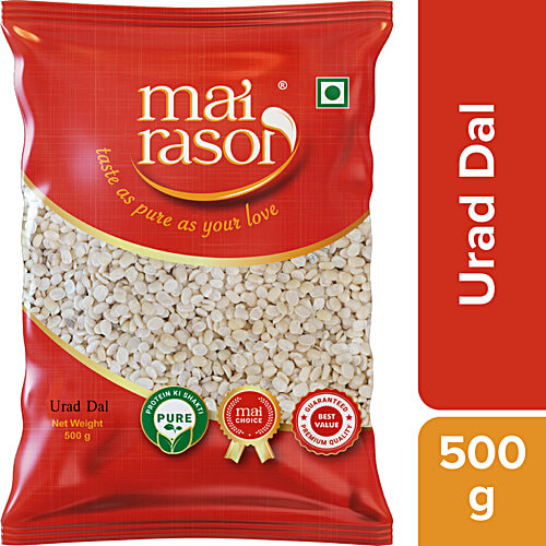 Mai Rasoi Urad Dal - Unpolished, 500 g Pouch 