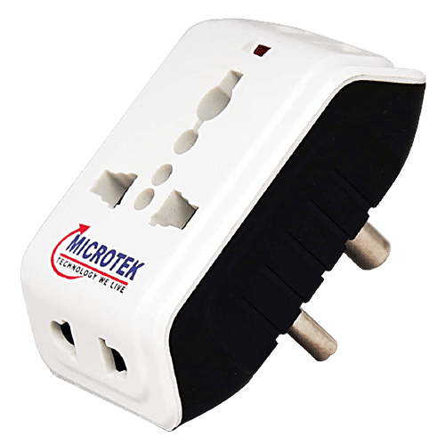 Buy Microtek 3Pin Universal Multi Plug Adaptor Online at Best Price of
