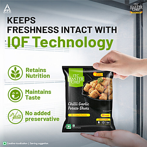 ITC Master Chef Chilli Garlic Potato Shots, 420 g (52 pcs) 