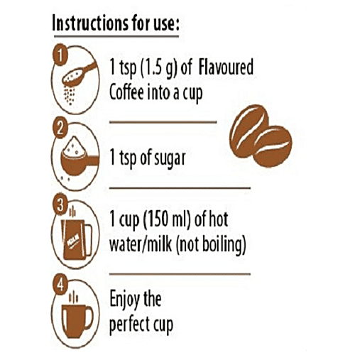 Continental Coffee Hazelnut Flavoured Coffee, 50 g Jar