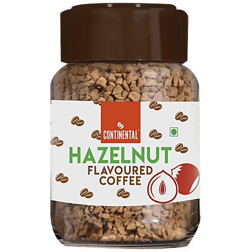 Continental Coffee Hazelnut Flavoured Coffee, 50 g Jar