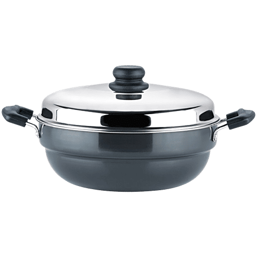 Buy Vinod Hard Anodised Multi Purpose Kadai Induction Base With Lid