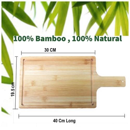 Bamboooz Chopping Cutting Board With Handle - 40 cm , Wooden, 1 pc  