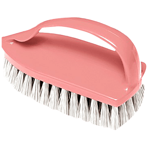 Buy YORK Iron Shaped Floor & Tiles Scrubbing Brush With Hard Bristles