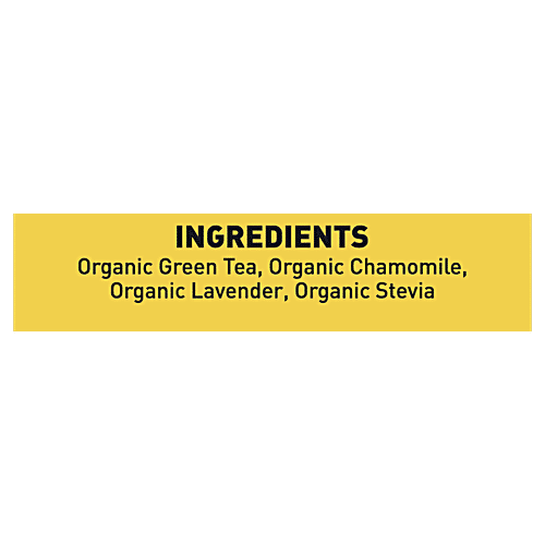 Vahdam Chamomile Green Lavender Green Tea - Provides Relaxation, Rich In Antioxidants, 2 g (50 Bags x 2 g Each) 