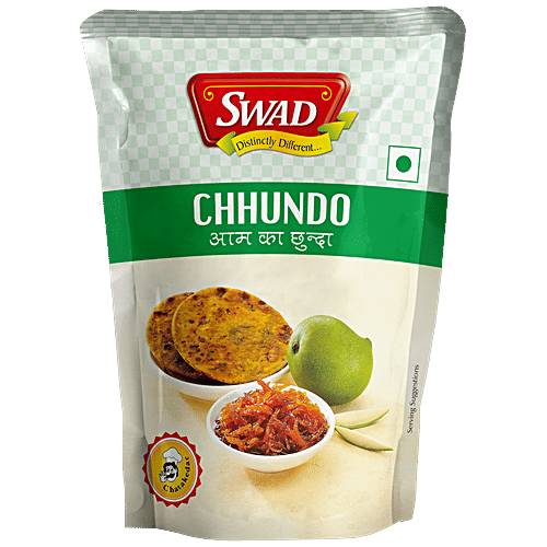 Swad Chhundo Pickle - Traditional Taste With Rich Flavour, 200 g Pouch 