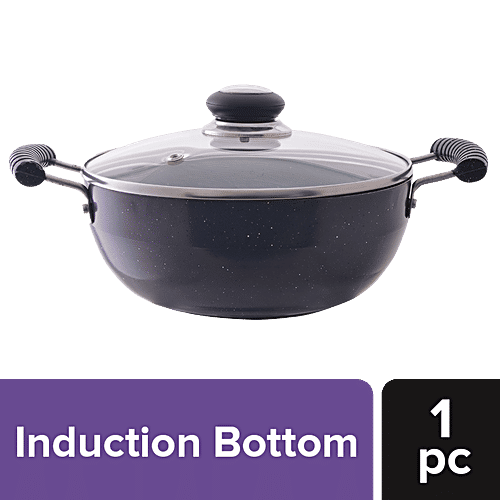 Buy Kaviraj NonStick Aluminium Granite Finish Kadai Induction Bottom