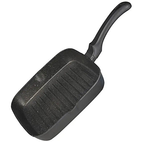 Bergner Aluminium Grill Pan - Non Stick Coated, 24 cm, Bakelite Handle, 1 pc