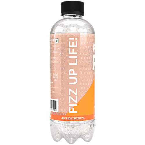 Polka Pop Orange Zero Sugar Sparkling Water, 300 ml Zero Calories, Zero Sweeteners