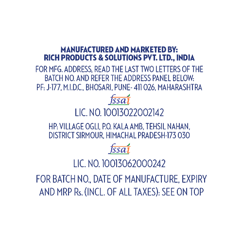 Richs Whip Topping - Gold, Cream Topping For Cakes, Cupcakes, 1 kg  