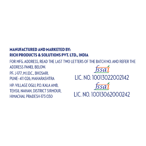 Richs Whip Topping - Gold, Cream Topping For Cakes, Cupcakes, 500 g  