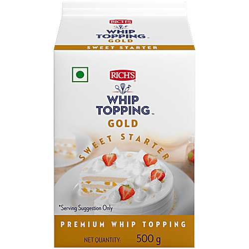 Buy Richs Whip Topping Gold, Cream Topping For Cakes, Cupcakes Online