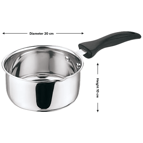 Buy Kitchen Essentials Stainless Steel Saucepan Induction Base