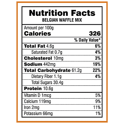 Josef Marc Authentic Belgian Waffle Mix - Traditional Swiss Recipe, 907 g