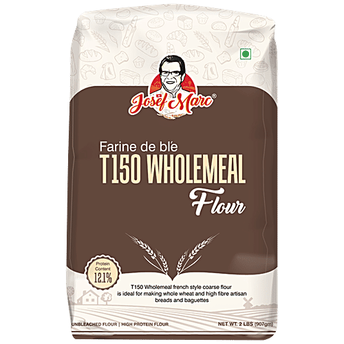 Buy Josef Marc T150 Wholemeal Flour Coarse French Style Flour, Ideal